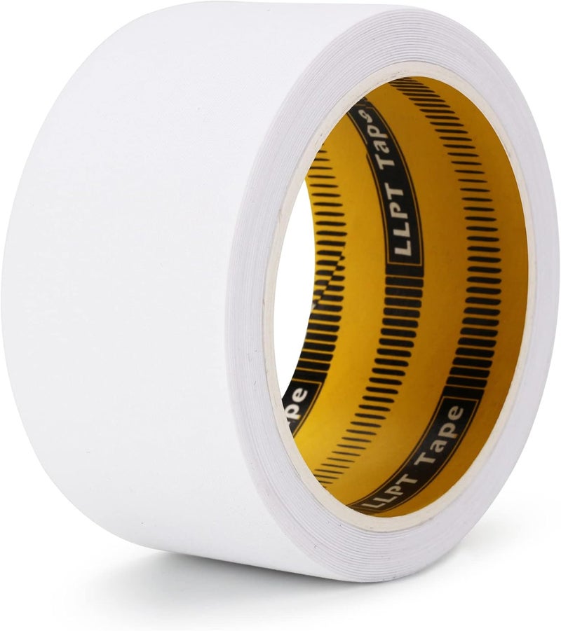 LLPT Iron On Repair Tape White 2" x 16.5 Ft Premium Patch Tape Fusing Durable Adhesive for Sofa Jeans Jackets Pants Curtains and DIY Decorations (IRP5005WT) - Image 1